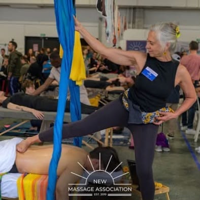Massage therapy demonstration